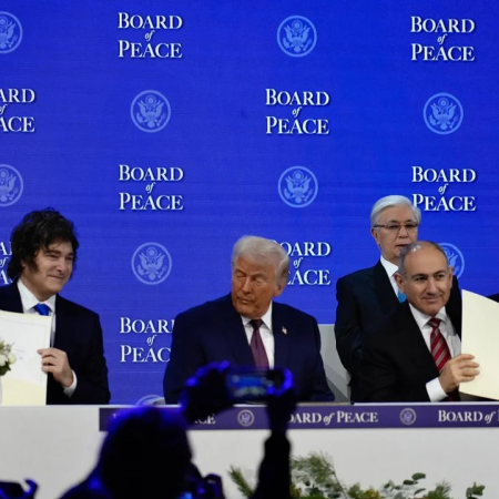 En Davos, Milei respaldó a Trump e intercambió palabras con Marco Rubio