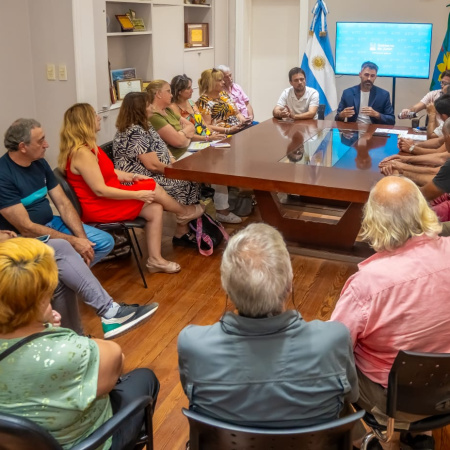 Fiorini recibió a fomentistas y delinearon ejes de trabajo conjunto para 2026