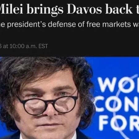 Fuerte respaldo del Washington Post a Javier Milei: "Su defensa del libre mercado fue oportuna y necesaria"
