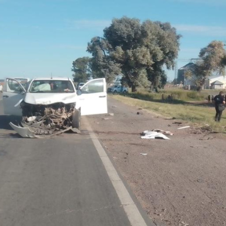 Junín: un policía y su pareja murieron en un choque en la Ruta 65