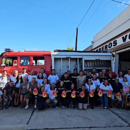 General Pinto incorporó una nueva unidad para el Cuerpo de Bomberos Voluntarios