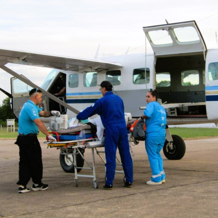 Exitoso vuelo sanitario de alta complejidad desde Junín
