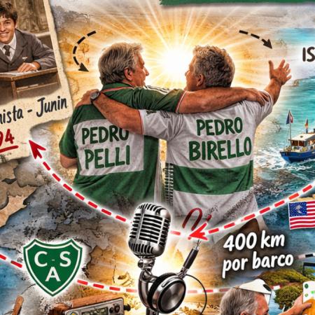 Verdolaga los volvió a unir: el reencuentro fuera del país entre dos hinchas de Sarmiento después de 30 años