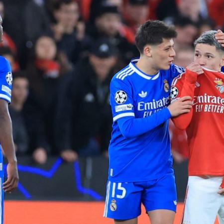 Tras el incidente con Vinicius, Prestianni fue sancionado y no estará ante el Real Madrid