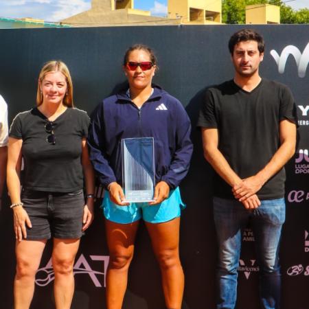 Junín fue sede de un torneo internacional de tenis y consagró a Luisina Giovannini