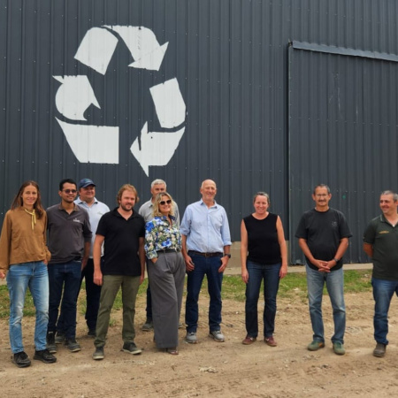 Concejales de Bragado visitaron Junín para conocer el funcionamiento del Relleno Sanitario