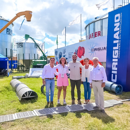 Fiorini visitó Expoagro y destacó la presencia de industrias juninenses en una de las principales muestras del país