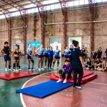 Junín fue sede de un exitoso campus provincial de gimnasia aeróbica en el Complejo San Martín