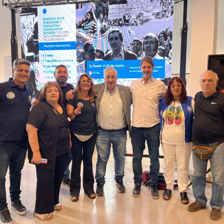 Atunnoba reivindicó la memoria del movimiento obrero en la ex ESMA