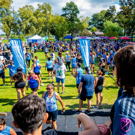 Más de 550 vecinos participaron de “Autismo en Movimiento” en el Parque Borchex