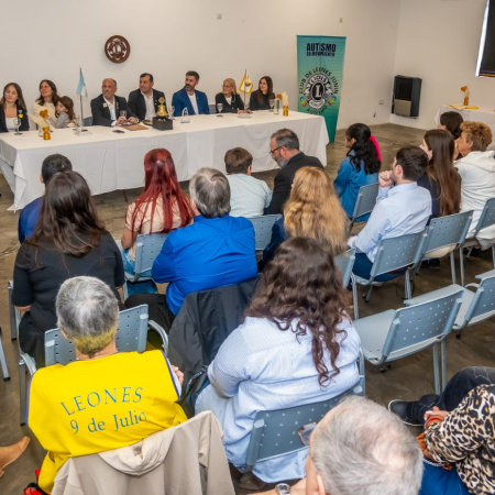 Primer aniversario del Club de Leones Autismo Junín