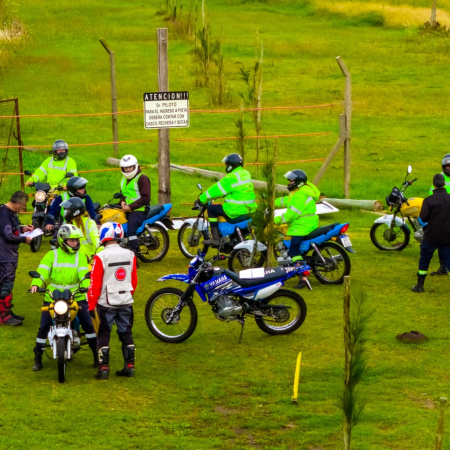 Agentes de tránsito del Municipio fueron capacitados en maniobras seguras en el Moto Quad Junín