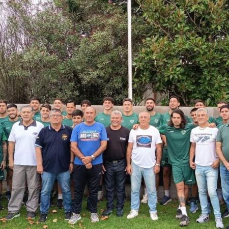 Sarmiento recibió a los excombatientes de Malvinas de Junín en el CAR