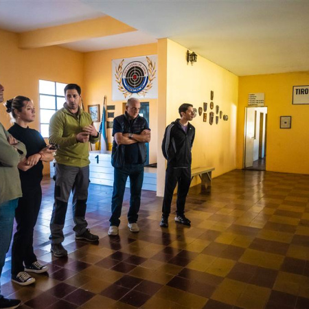 Autoridades municipales visitaron el Tiro Federal de Junín