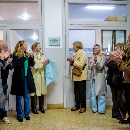 Con un acto institucional, el CENS 451 oficializó la imposición del nombre “Dr. Óscar Peretti”