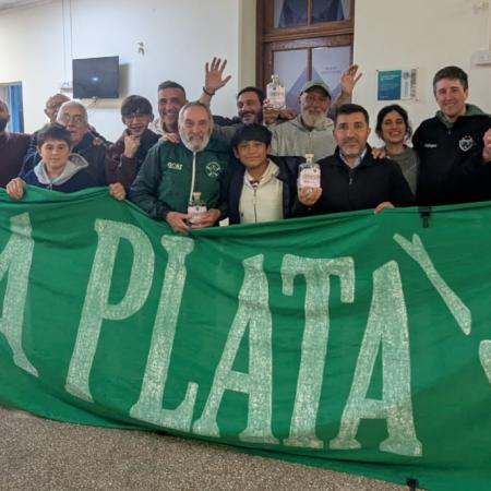 La Filial “Toti Iglesias” compartió una noche a puro sentimiento verde en La Plata