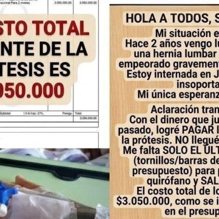 Ayuda urgente para Silvina: necesita una cirugía de columna para volver a caminar
