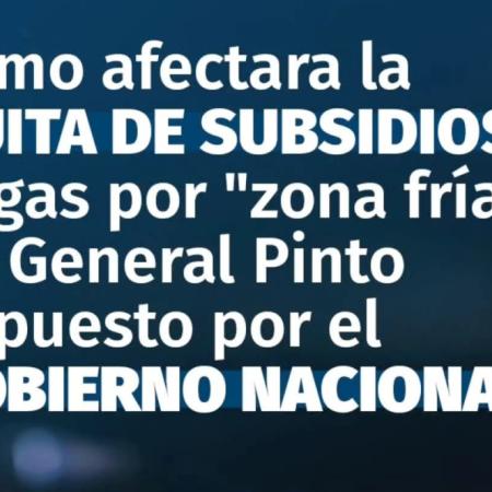 El Concejo Deliberante de General Pinto elaboró un proyecto en contra de la eliminación de subsidios al gas