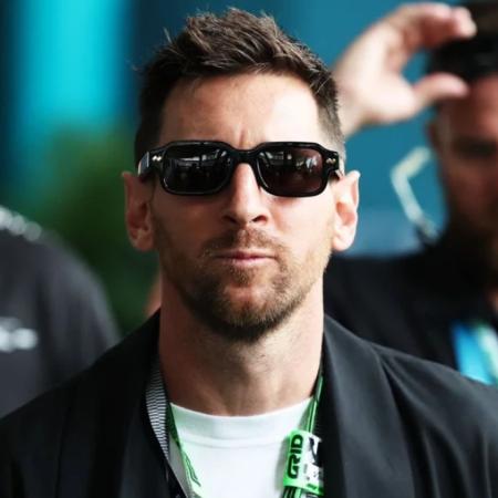 Messi revolucionó el paddock de la Fórmula 1 en Miami para ver la carrera de Colapinto