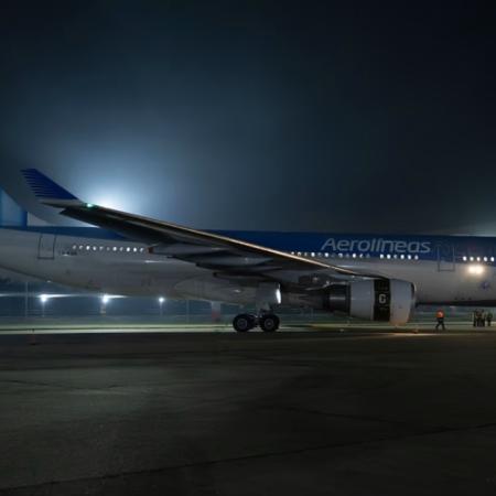 Partió hacia Kansas “El avión más argentino del mundo” con el plantel de la Selección argentina