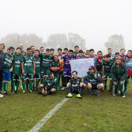 Representantes del Fútbol Adaptado de Junín vivieron una jornada de integración junto a Boca Juniors