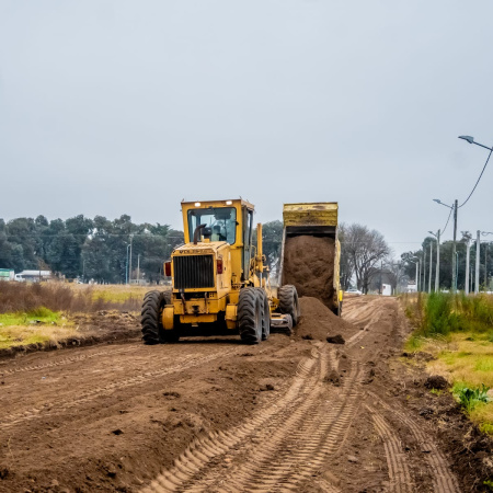 El Municipio completó obras de mejorado de calles para las familias del Proyectar II en barrio La Celeste