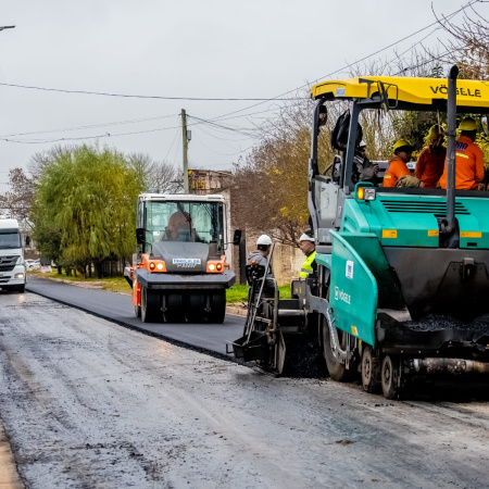 El intendente Fiorini destacó el avance de la obra pública en Junín