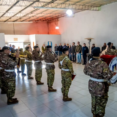 El barrio Güemes rindió homenaje a los héroes juninenses caídos en la Guerra de Malvinas