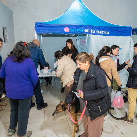 La Muni en tu Barrio llegó a Güemes y acercó servicios de salud, zoonosis y atención comunitaria