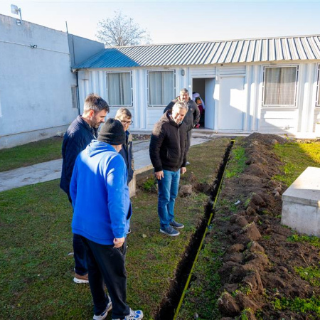 El Municipio concretó la conexión de gas natural en la posta sanitaria del barrio Almirante Brown