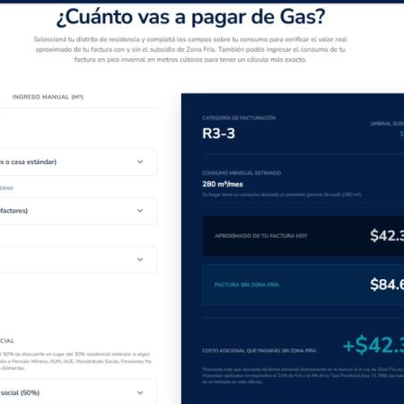 Arata presentó un simulador para calcular el impacto de la quita del subsidio por Zona Fría