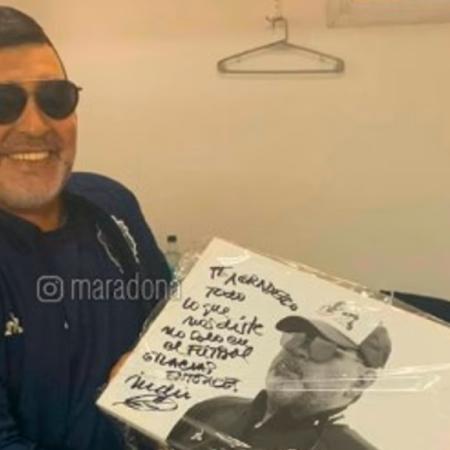 La familia de Maradona despidió al “Indio” Solari