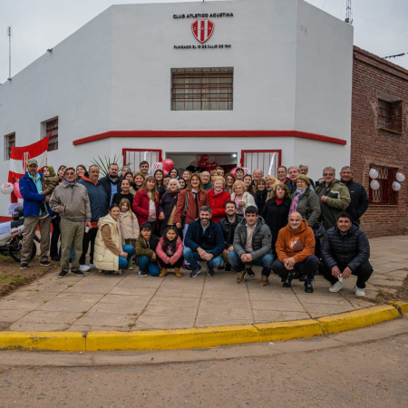 El Club Atlético Agustina celebró sus 85 años con el acompañamiento del Gobierno de Junín