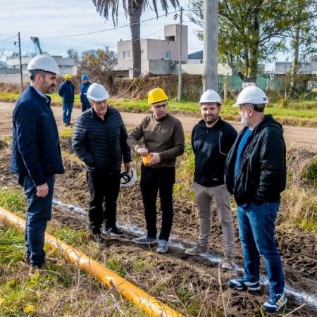 Avanza la obra de extensión de gas natural que beneficiará a 170 vecinos de Junín