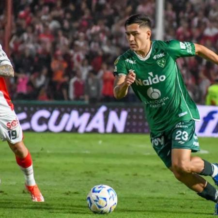 Elian Giménez volvió a Sarmiento y ya trabaja bajo las órdenes de Facundo Sava