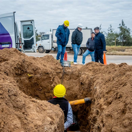 La Rufinita avanza con la extensión de la red de gas natural
