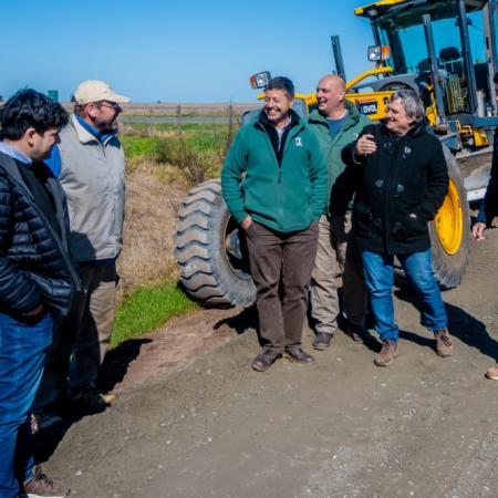 Fiorini: “El cambio en la forma de trabajar los caminos rurales nos permite llegar de mejor manera y a más sectores”
