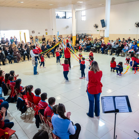 El Jardín de Infantes Arco Iris celebró sus 25 años junto a la comunidad educativa