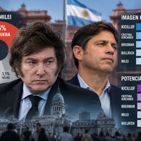Una nueva encuesta midió el escenario para 2027 y dejó nuevos datos sobre Milei y Kicillof