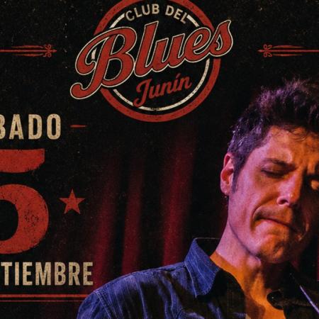 Matías Cipiliano llega a Junín para una nueva noche del Club del Blues