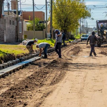 Destacan el avance de la obra pública en barrios y localidades de Junín