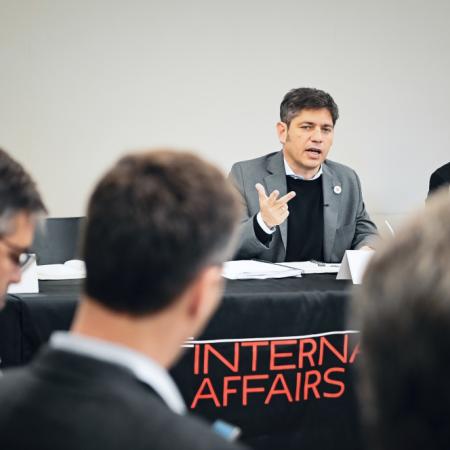 Kicillof participó de una charla sobre el futuro de América latina en The New School
