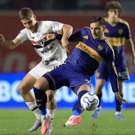 Tras la victoria en la ida, Boca igualó con San Pablo por la Copa Sudamericana y se metió en semifinales