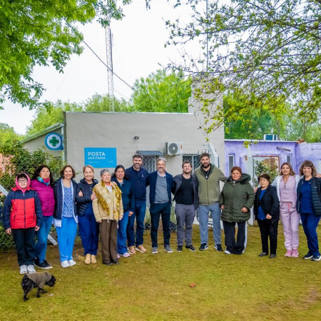 Renovaron la Posta Sanitaria de Campo La Cruz y destacaron la importancia de la atención primaria