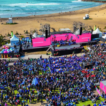 Juegos Bonaerenses: con más de 350 participantes, Junín estuvo presente en la inauguración en Mar del Plata