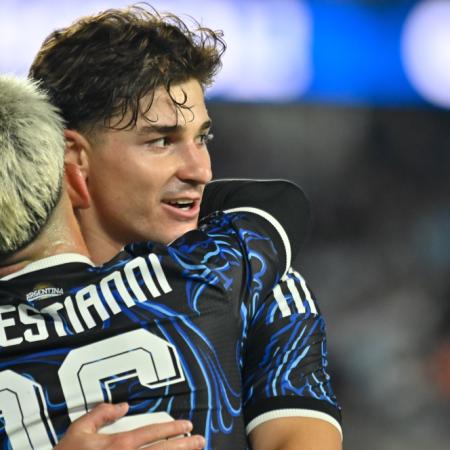 Argentina goleó a Burkina Faso en la antesala de la despedida de Messi