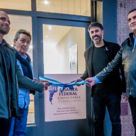 Junín inauguró la primera sede del interior del país de la Alianza Federal Empresaria